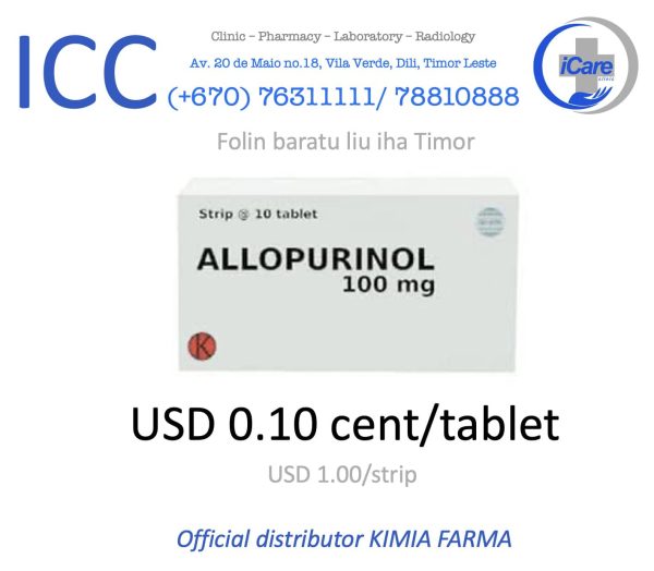 ALLOPURINOL 100 MG