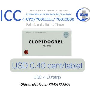 Clopidogrel 75 mg 10 Tablet