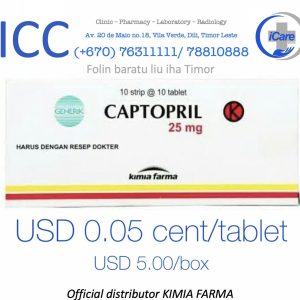 CAPTOPRIL 25 MG